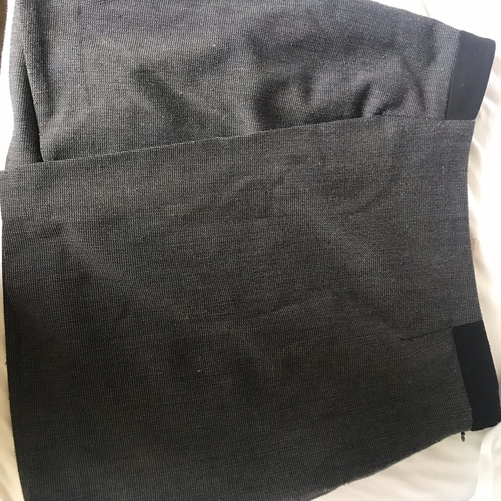 Classic grey and black mini skirt